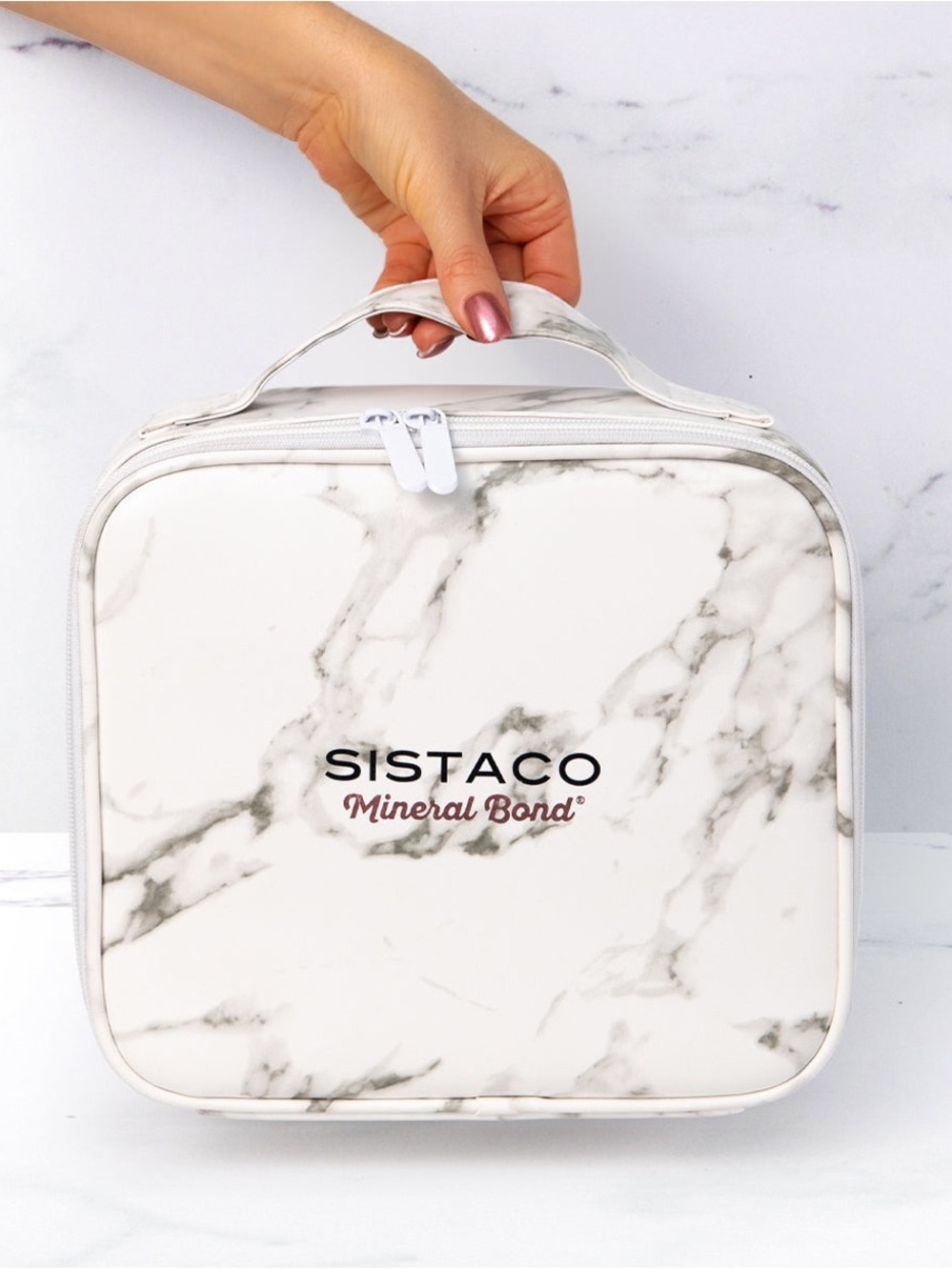 Sistaco Mineral Bond Nail Kit Storage Case Bag